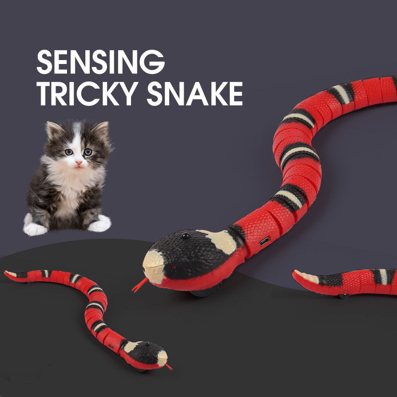 Realistic Interactive Cat Toy Snake – Lifelike Motion with Smart Sensing