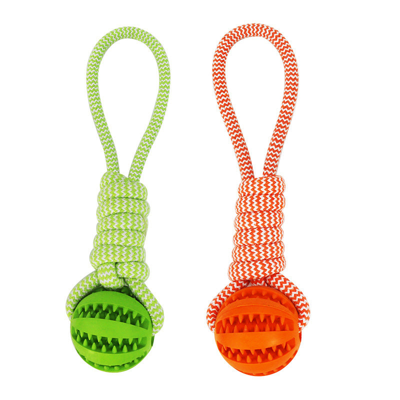 ChewRope Ball Dog Chew Toy with Tug-of-War Rope