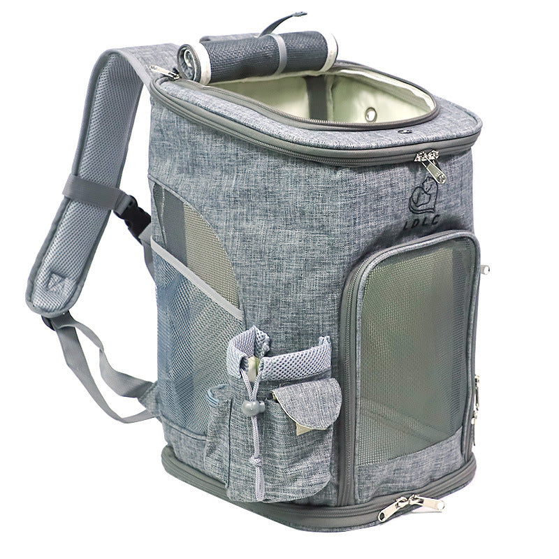 ComfyCarry: Portable Pet Bag for Small Dogs and Cats - Grey