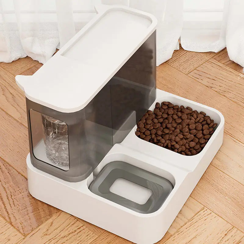 HydraDine: Automatic Feeder & Water Dispenser Combo