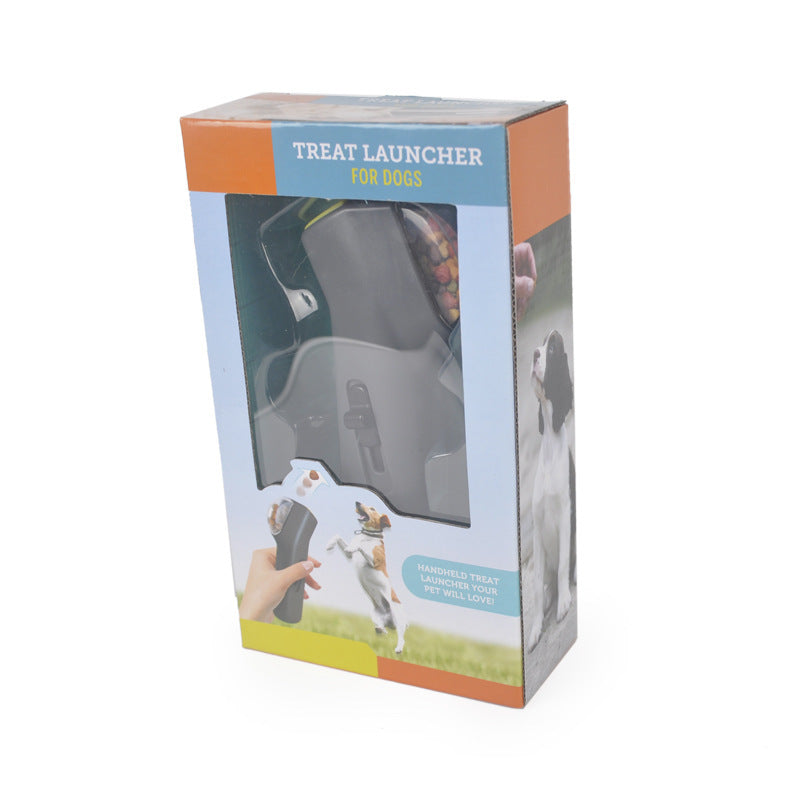 Dog Training Snack Launcher - Grey - Dog Toy