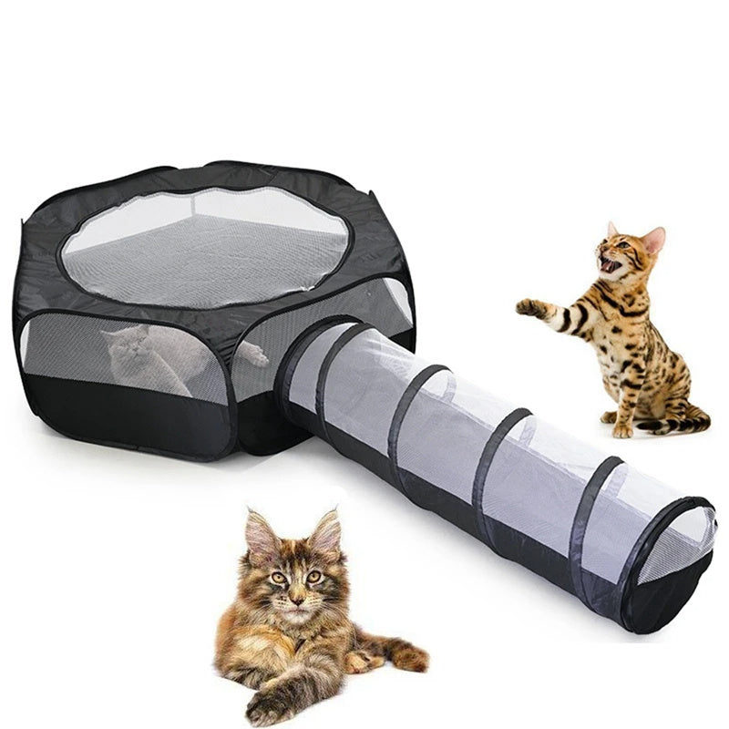 Foldable and Removable Multifunctional Pet Tunnel