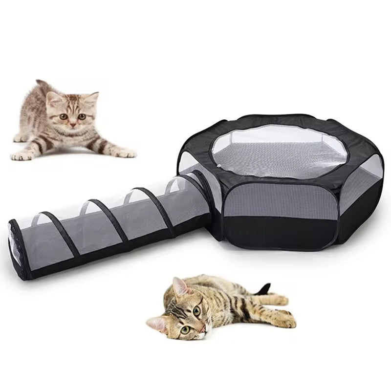 Foldable and Removable Multifunctional Pet Tunnel