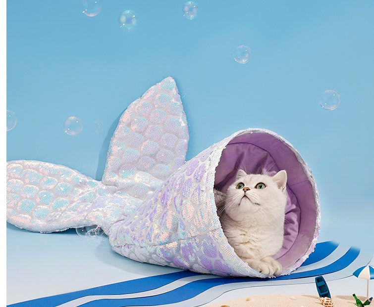 Mermaid Pet Nest Hideout Bed