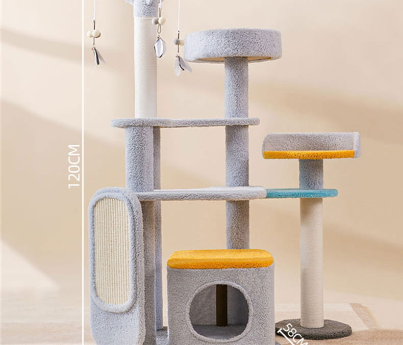 CosmicClimb: Large Cat Scratch Tower Collections