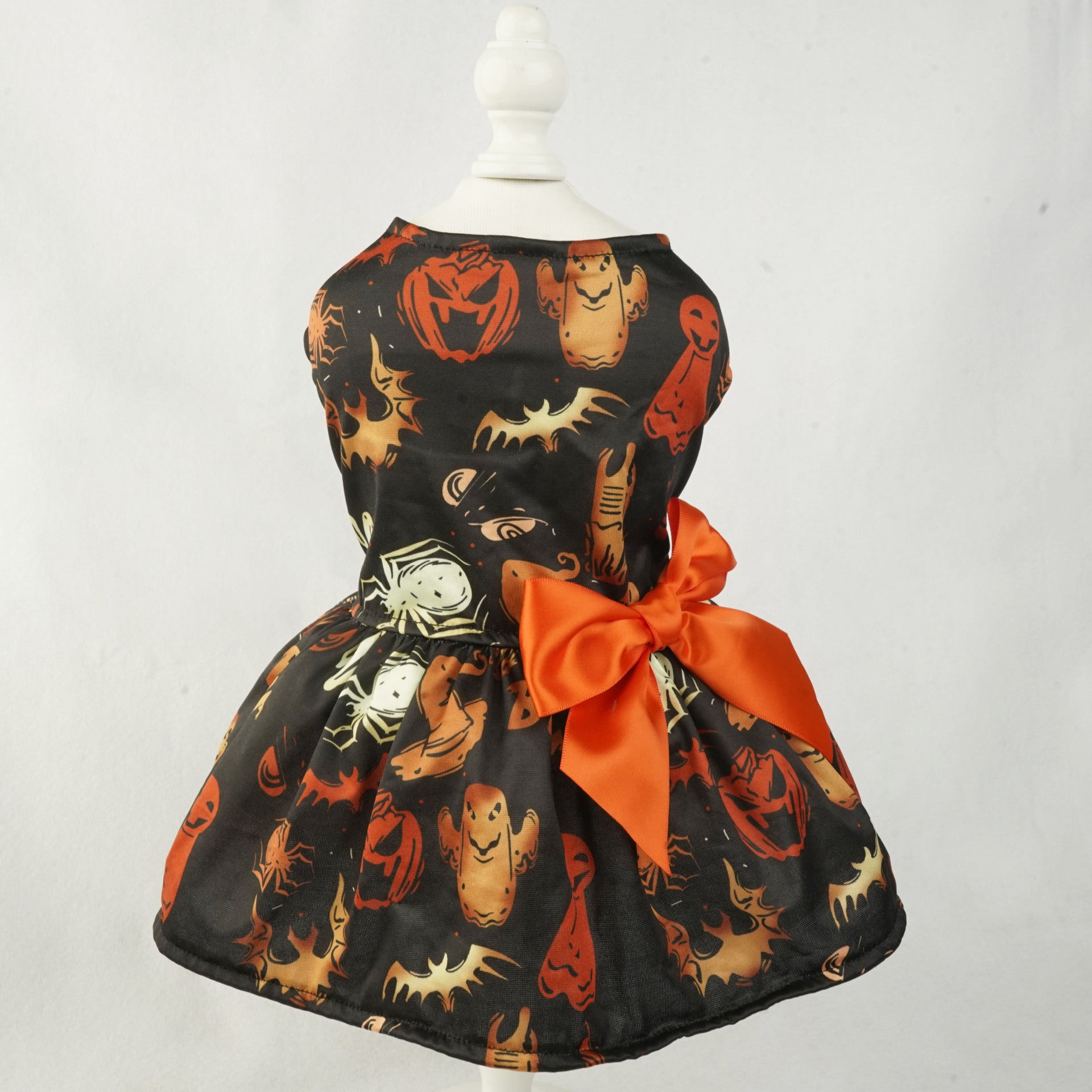 Pet Dress Pumpkin Print Costume