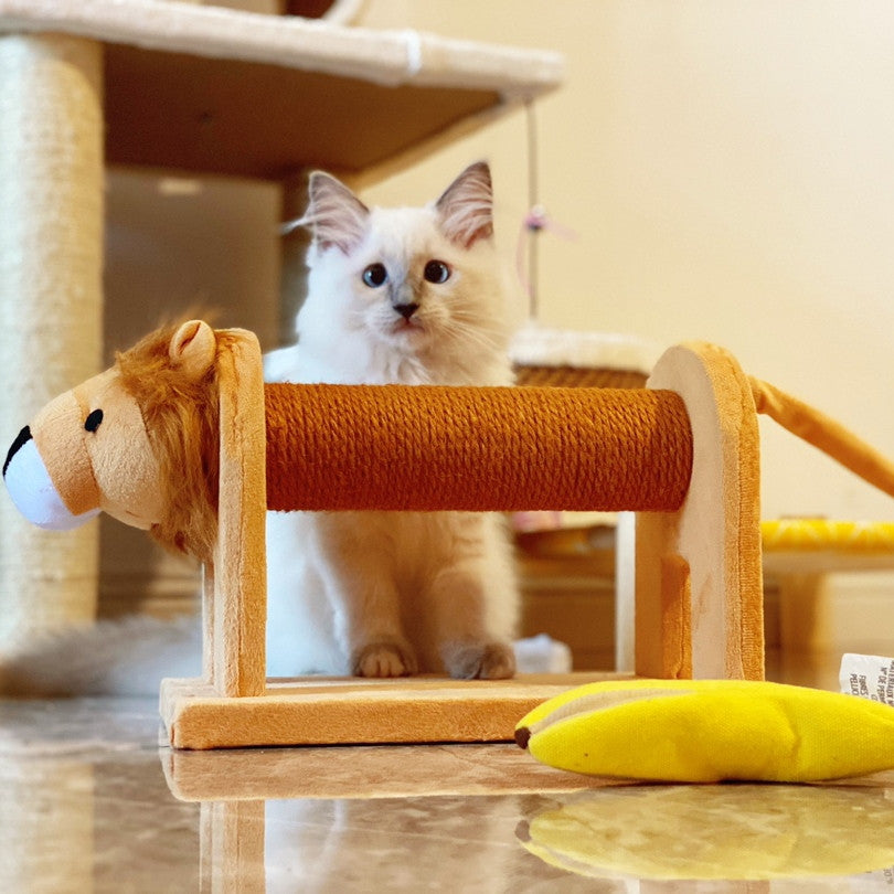 FelineFun: Animal Inspired Platform with Sisal Grab Pole