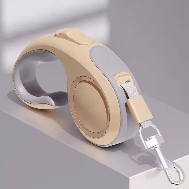 FlexiWalk: Retractable Dog Leash - Champagne gold / 3m