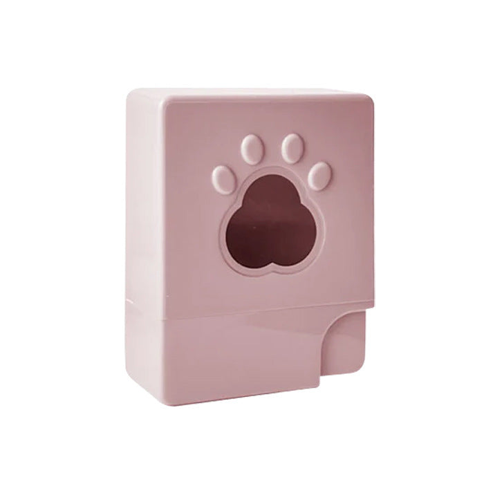 Go-Feed Mini: Outdoor Portable Pet Feeder - Pink