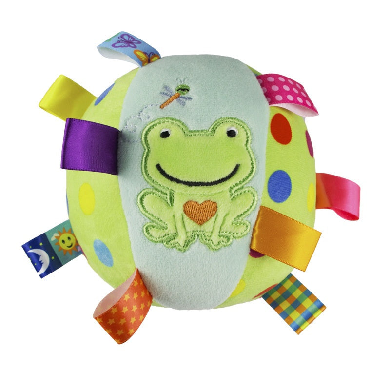 Kick & Play: Interactive Football for Dogs - Frog Plush / Diameter 15cm