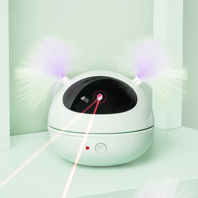 LaserPlay: Smart Laser Electric Cat Toy - Green