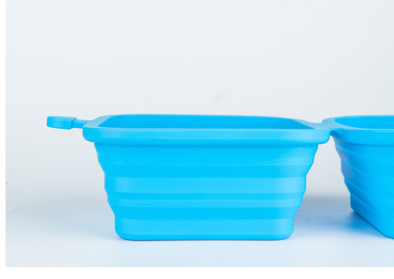 Outdoor Collapsible Silicone Food & Water Bowl Dish For Dogs & Cats