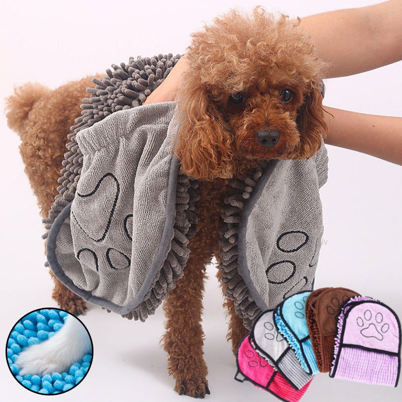 Pet Bathrobe Towel: Quick-Dry Comfort for Dogs & Cats