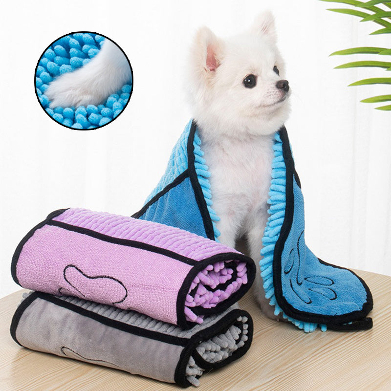 Pet Bathrobe Towel: Quick-Dry Comfort for Dogs & Cats