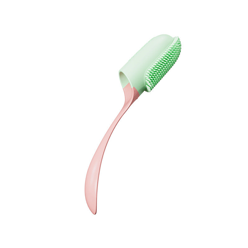 Pet Silicone Finger Toothbrush for Oral Care - Pink