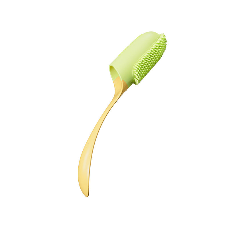 Pet Silicone Finger Toothbrush for Oral Care - Yellow