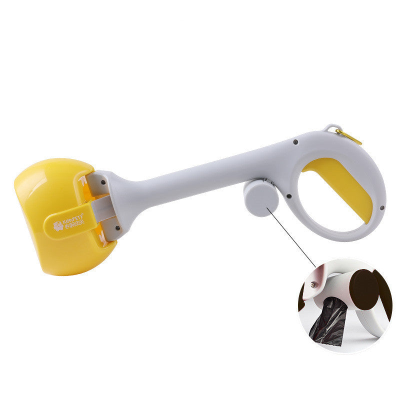 Pooper Scooper: Clean Walks Made Easy! - Yellow gray / L