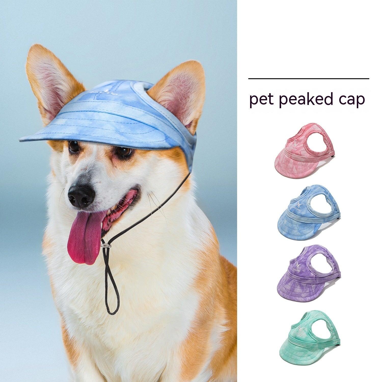 Purrfect Peaked Baseball Cap: Chic Outdoor Gear for Pets - PetPlay Innovations