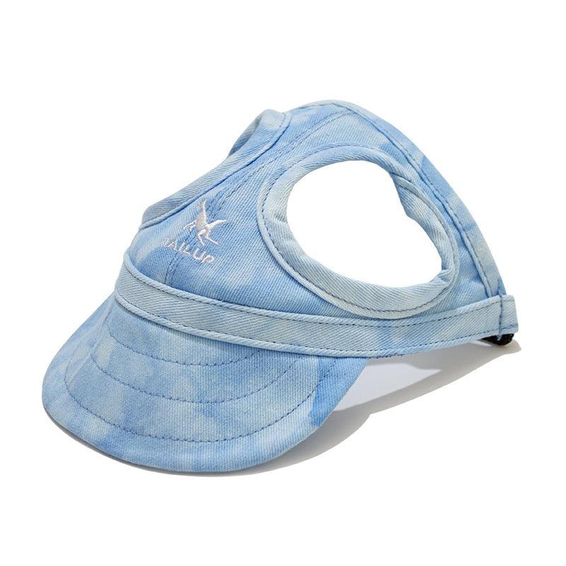 Purrfect Peaked Baseball Cap: Chic Outdoor Gear for Pets - PetPlay Innovations