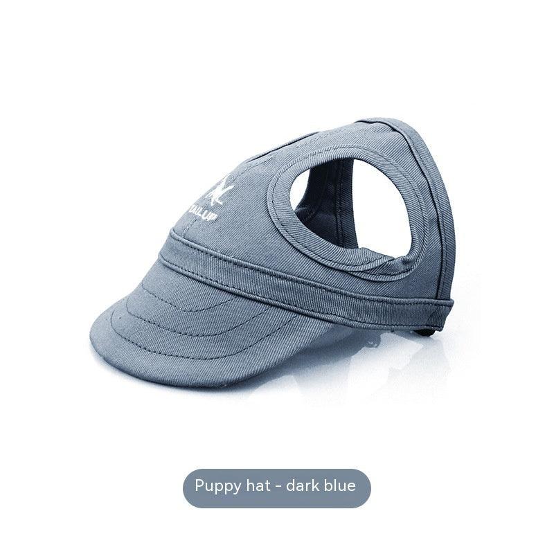 Purrfect Peaked Baseball Cap: Chic Outdoor Gear for Pets - PetPlay Innovations