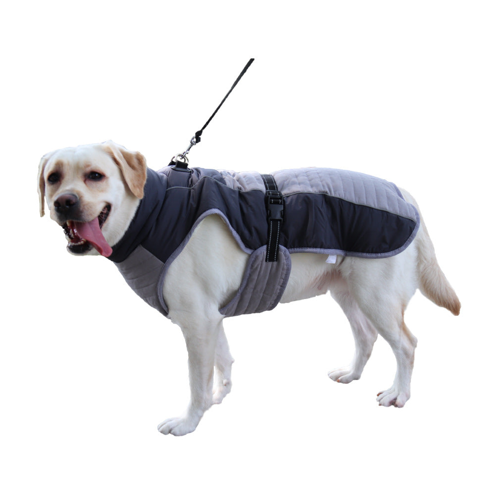 Reflect & Protect: Pet Vest with Reflective Detail - Gray / 2XL