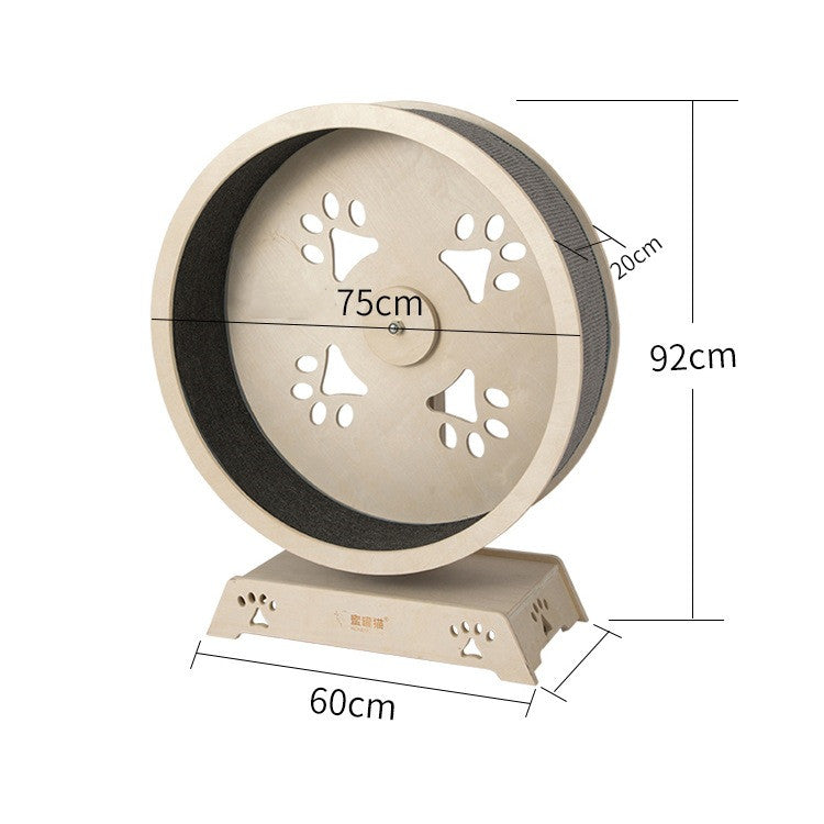 SilentStride: Cat Treadmill & Climbing Frame