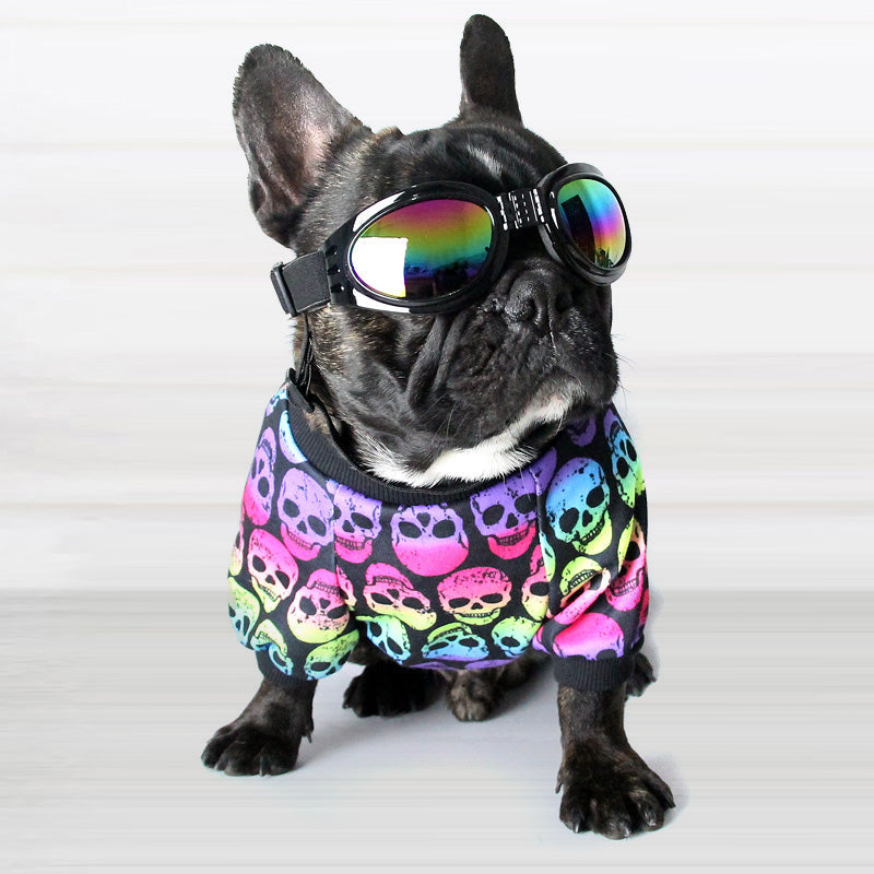 Skull Series: Trendy Cotton Leisure Wear for Pets