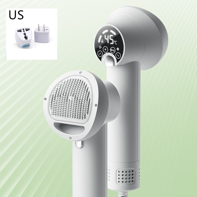 Smart Pet Hair Dryer for Grooming Perfection - White