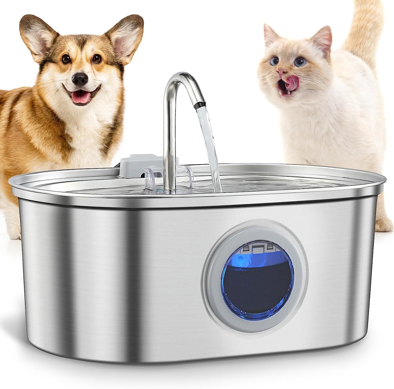 Stainless Steel Pet Water Fountain