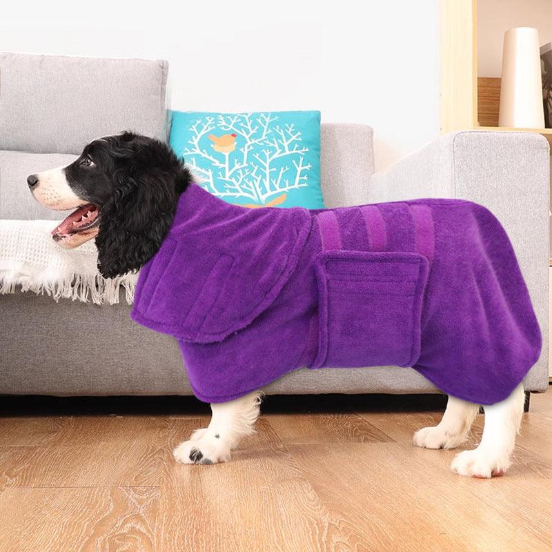 Super Absorbent Quick Drying Pet Bathrobe - PetPlay Innovations