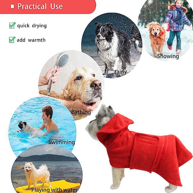 Super Absorbent Quick Drying Pet Bathrobe - PetPlay Innovations