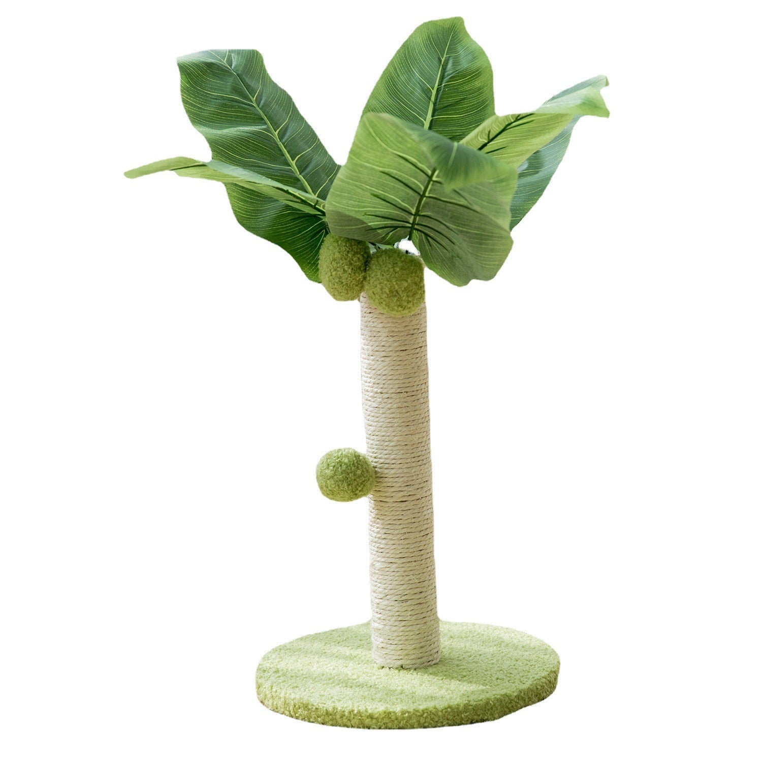 TropicPurr: Small Coconut Tree Cat Scratch Pole