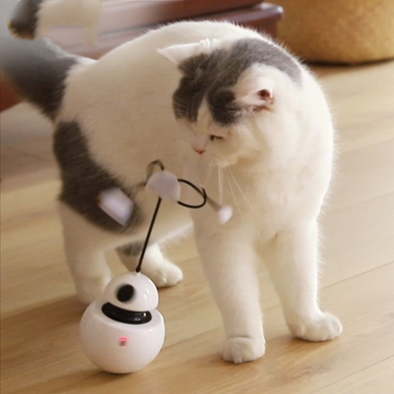 TwirlWhisk: Electric Laser Tumbler Cat Toy