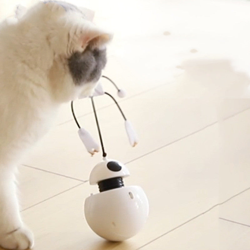 TwirlWhisk: Electric Laser Tumbler Cat Toy