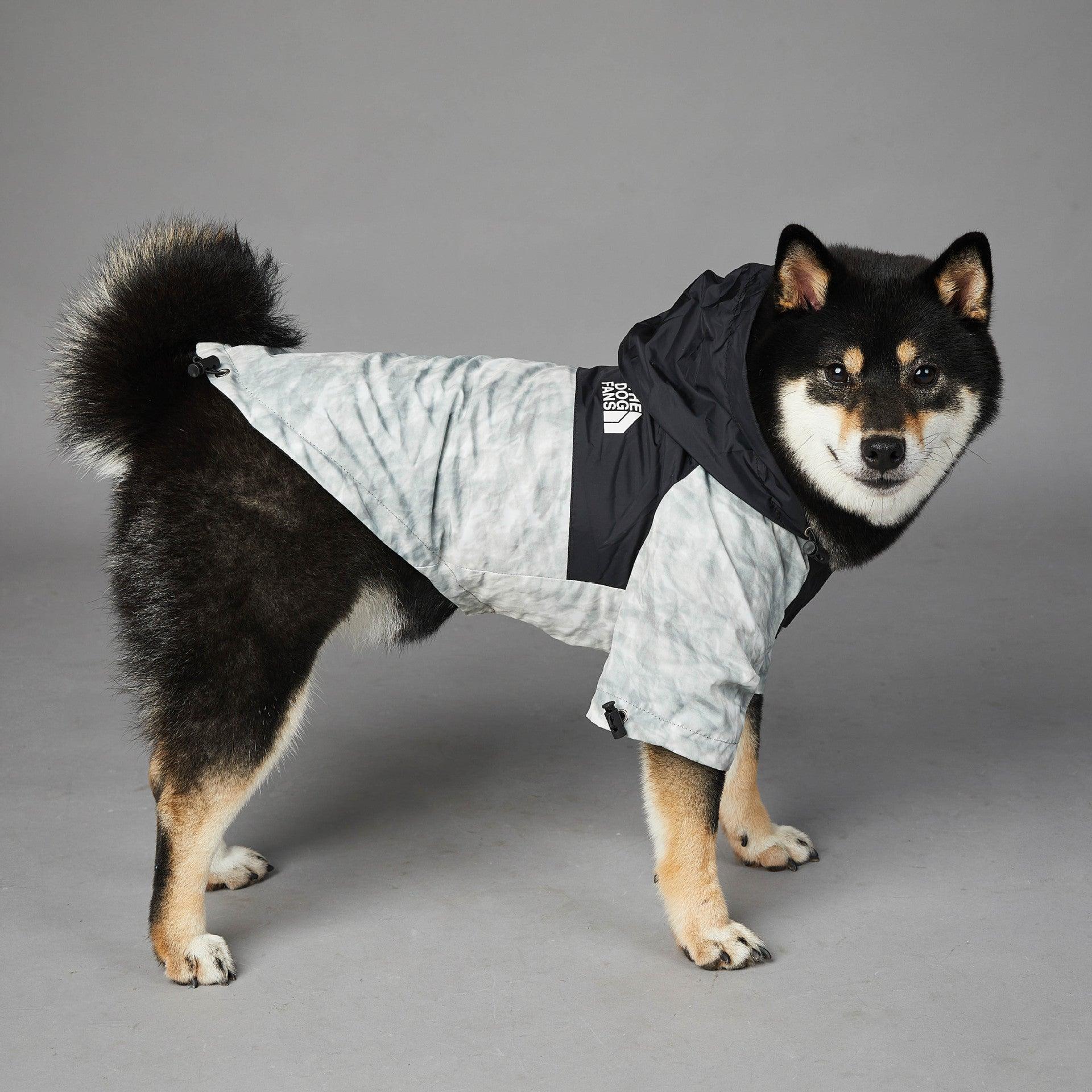 Waste Paper Printed Shell Jacket for Large Dogs - PetPlay Innovations